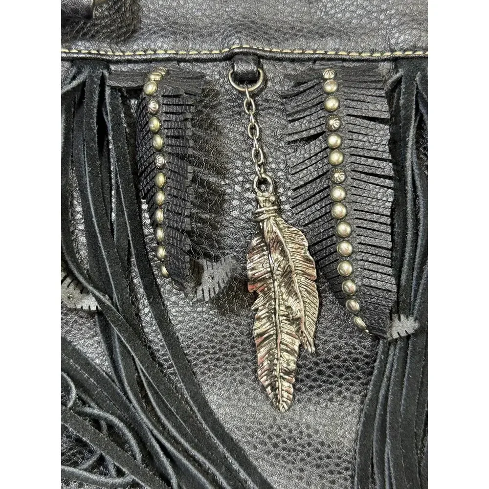 Montana West Women's Black Western Cowgirl Tote Bag Pebbled Leather Fashion